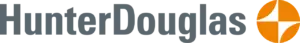 Hunter Douglas logo.